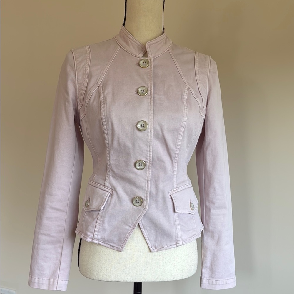 Women's Light Pink Button-Up Jacket, new without tag